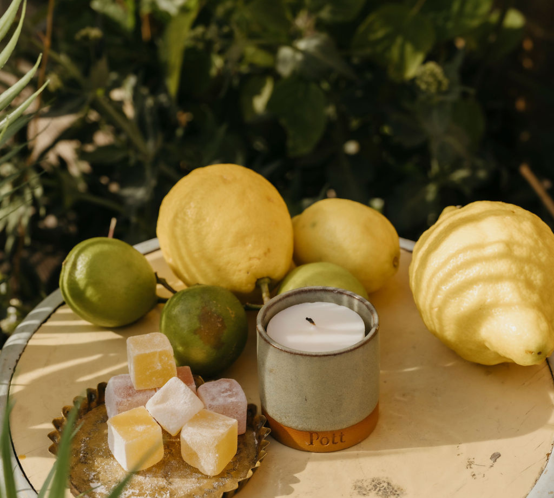 Outdoor Candles: The Fern Pott