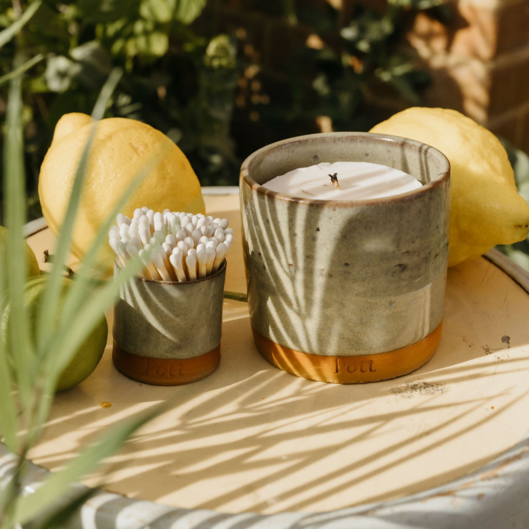 Citronella Refillable Outdoor Candle Starter Pack (Standard Size)