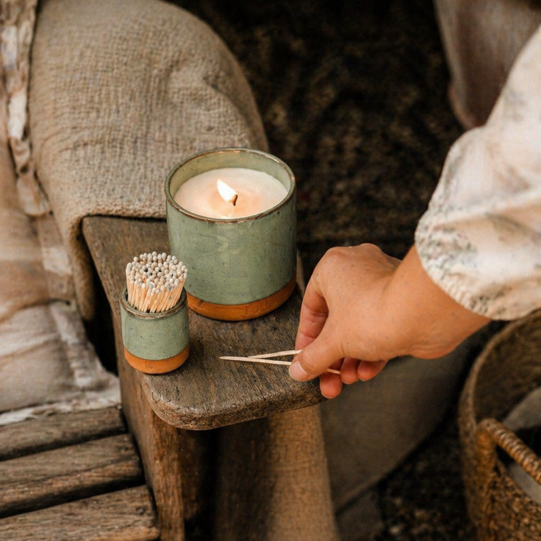 Citronella Refillable Outdoor Candle Starter Pack (Standard Size)