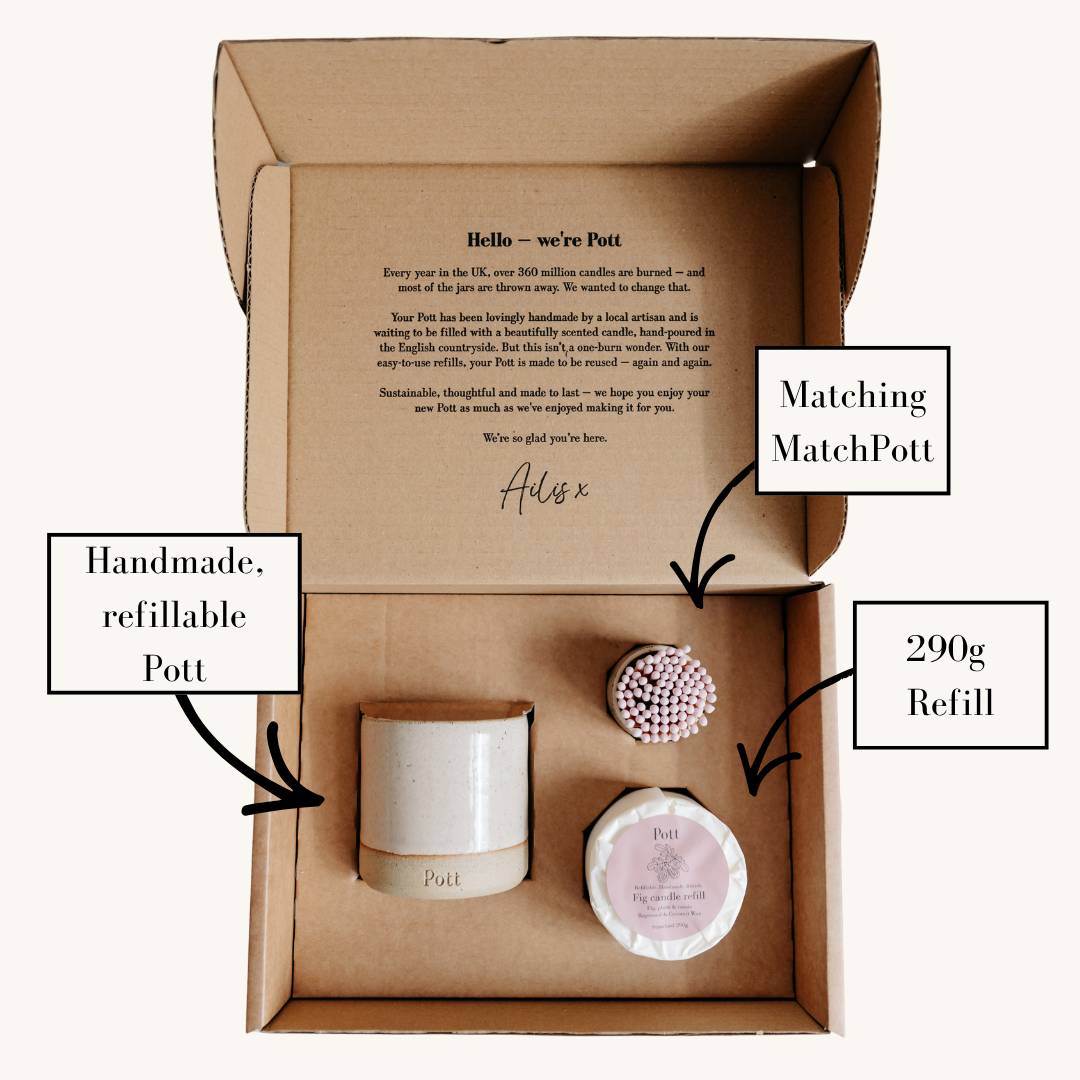 Fig Refillable Candle Starter Pack (Standard Size)