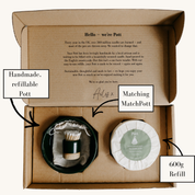 Holly with Fir Refillable Candle Starter Pack (Grand Size)
