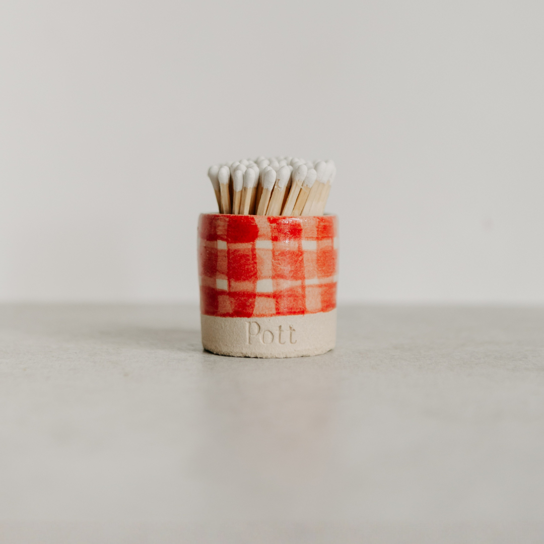 The Gingham Matchpott