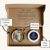 Icicle with Starlight Refillable Candle Starter Pack (Grand Size)