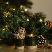 Holly with Fir Refillable Candle Starter Pack (Petite Size)