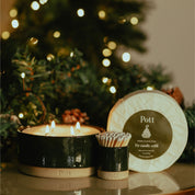 Holly with Fir Refillable Candle Starter Pack (Grand Size)