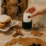 Holly with Noël Refillable Candle Starter Pack (Petite Size)