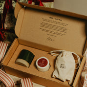 Holly with Noël Refillable Candle Starter Pack (Petite Size)