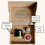 Holly with Noël Refillable Candle Starter Pack (Standard Size)