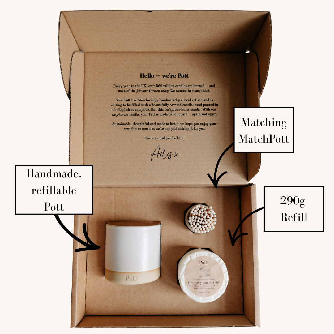 Orangery Refillable Candle Starter Pack (Standard Size)