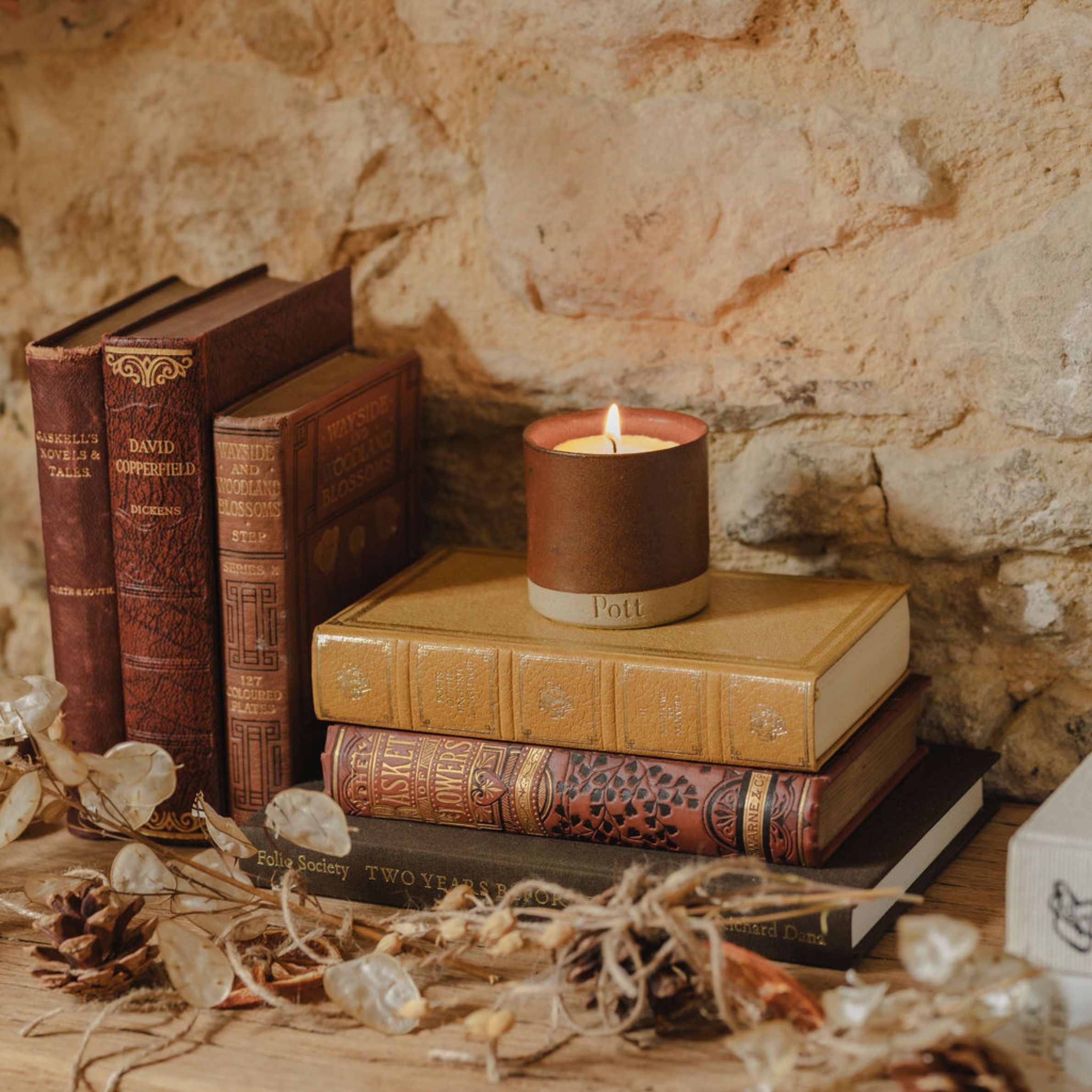 Amber Refillable Candle (Petite Size)