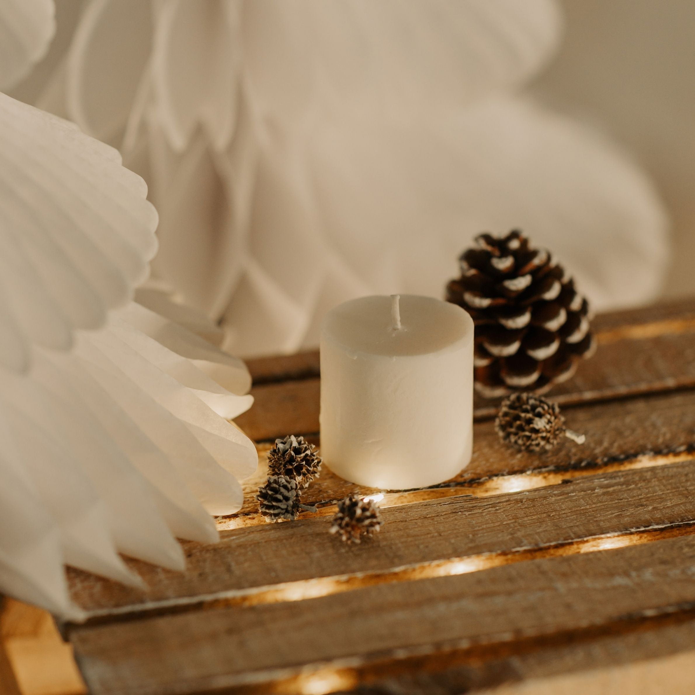 Icicle with Starlight Refillable Candle (Petite Size)