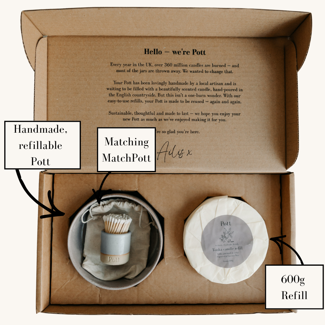 Tonka Refillable Candle Starter Pack (Grand Size)