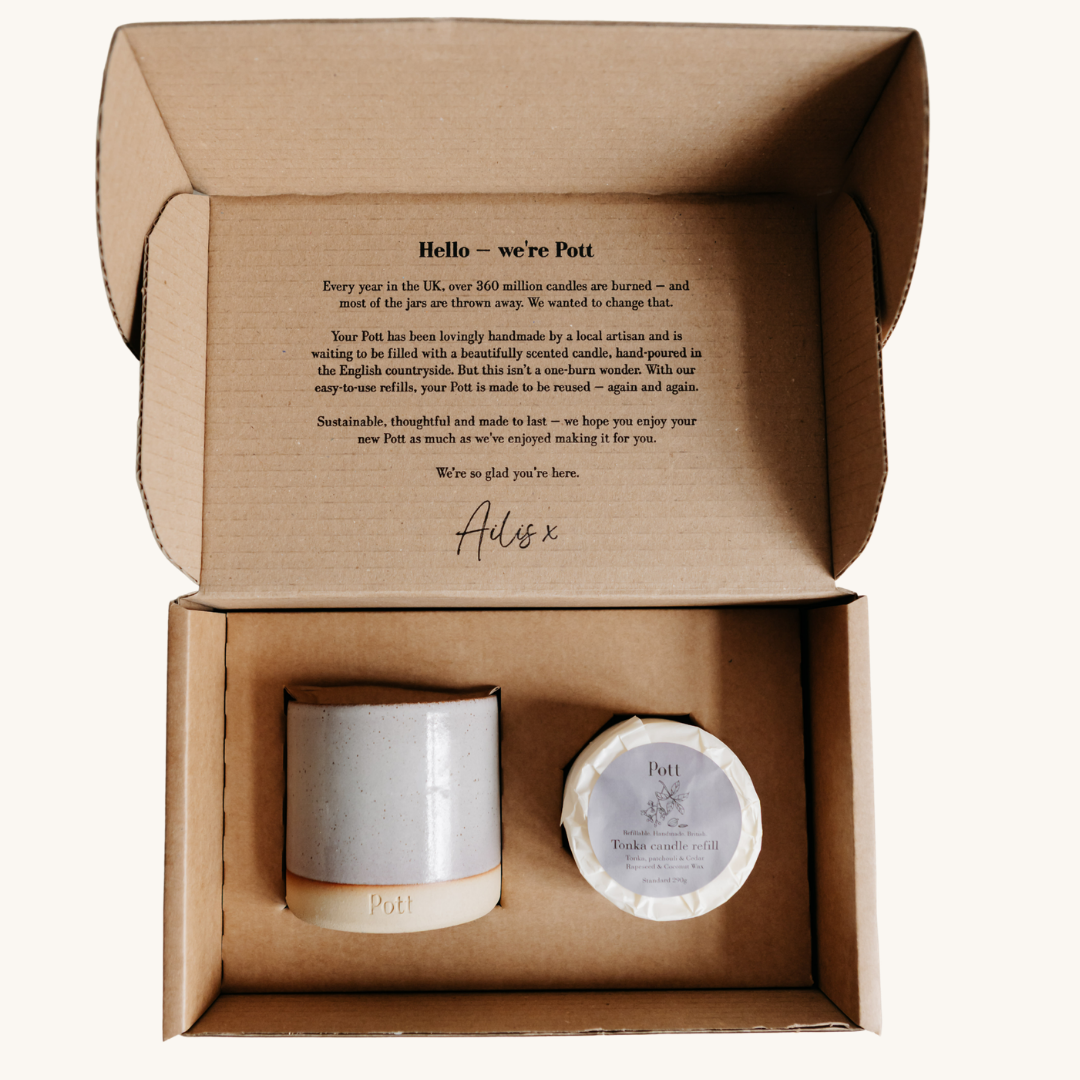 Tonka Refillable Candle (Standard Size)