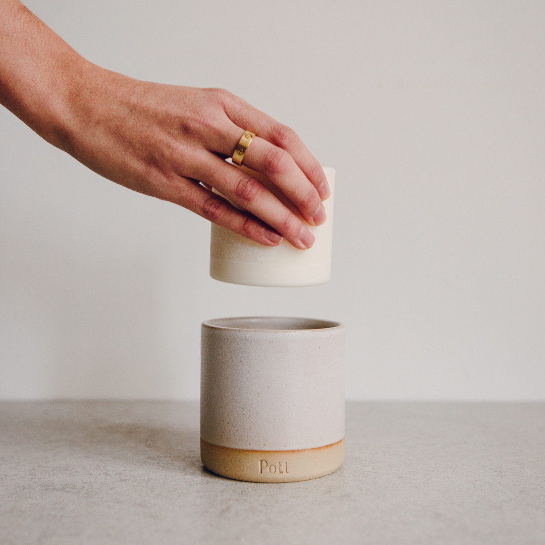 The Speckle Set (Candle + MatchPott)